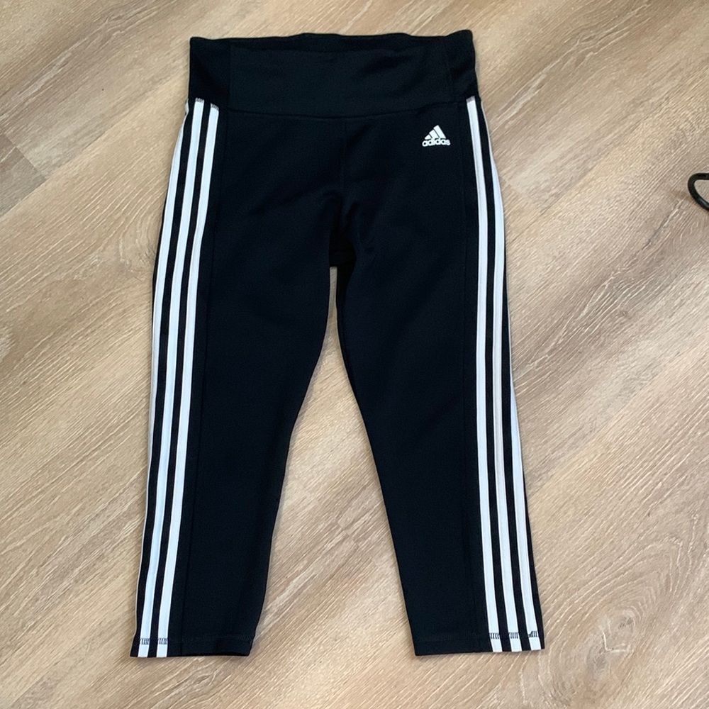 Adidas black leggings/joggers